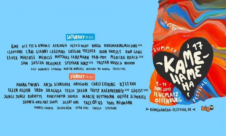 Kamehameha Festival 2017 mit der KMN Gang, Cro, Bausa u.v.m.