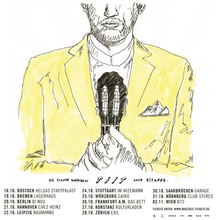 rap.de präsentiert: Maeckes geht auf „Die Stunde zwischen Tilt und Gitarre“-Tour