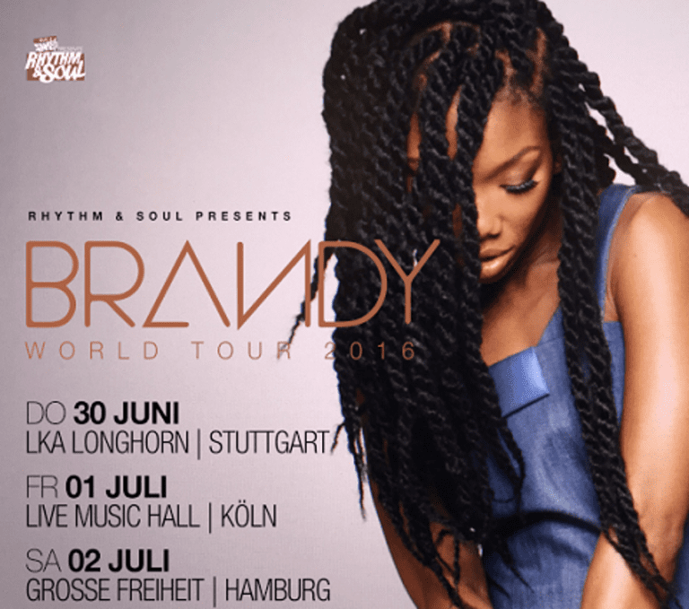Brandys „World Tour 2016″ muss abgebrochen werden