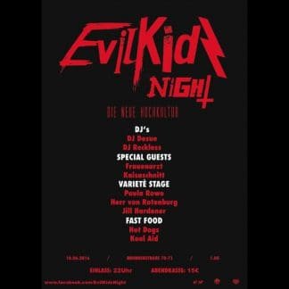 Gewinne 2×2 Tickets für EvilKidz Night mit Frauenarzt & Kaisaschnitt
