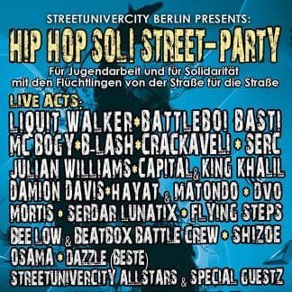 HipHop Soli Street-Party mit Liquit Walker, BattleBoi Basti, MC Bogy u.a.