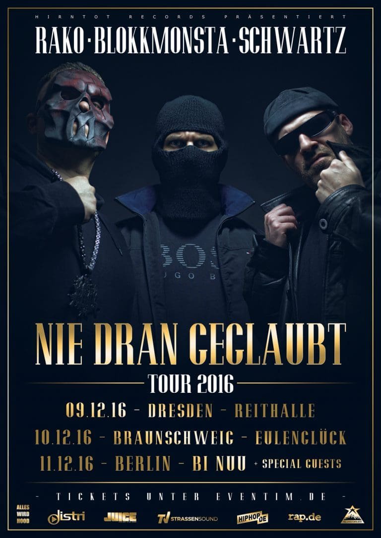 Hirntot Records geht auf „Nie dran geglaubt“-Tour