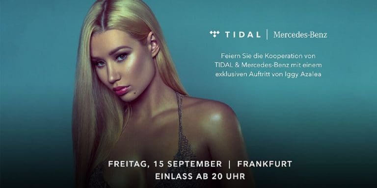 Gewinne Tickets fürs exklusive Iggy Azalea-Konzert auf TIDALs Launch-Event mit Mercedes Benz