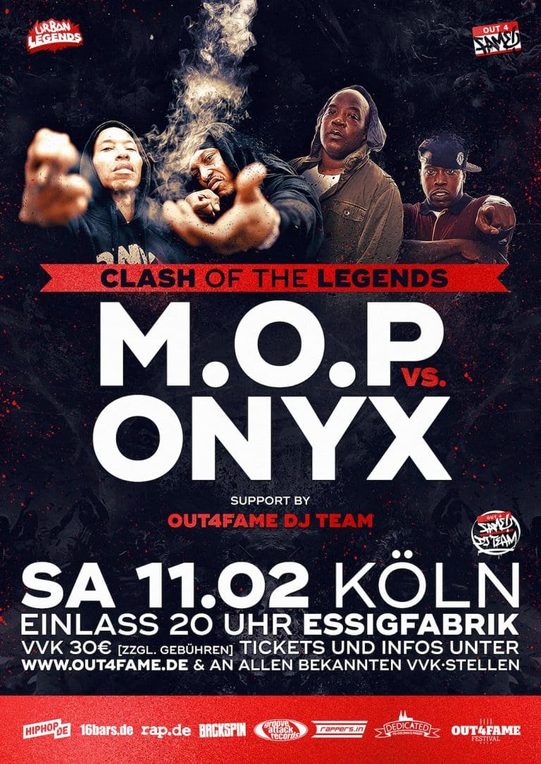 „Clash Of The Legends“: M.O.P. und Onyx für zwei Shows in Deutschland