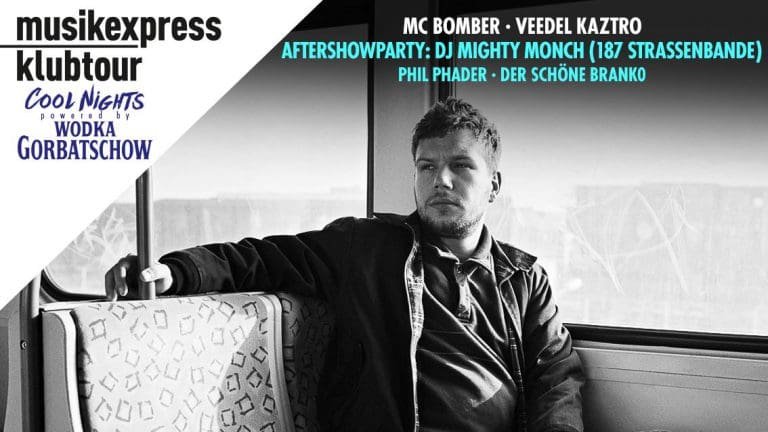 Gewinne 5×2 Tickets für die Musikexpress Klubtour mit MC Bomber & Veedel Kaztro