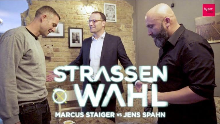 Strassenwahl: Marcus Staiger trifft Jens Spahn (CDU) [Video]