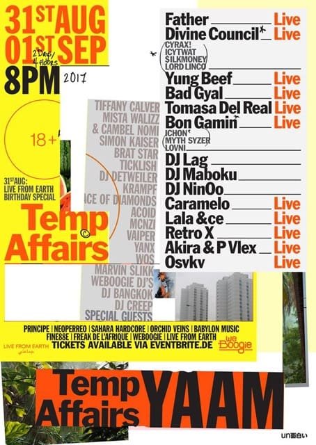 Gewinne 2×2 Karten fürs Temp Affairs Festival mit Yung Hurn, Father uvm.
