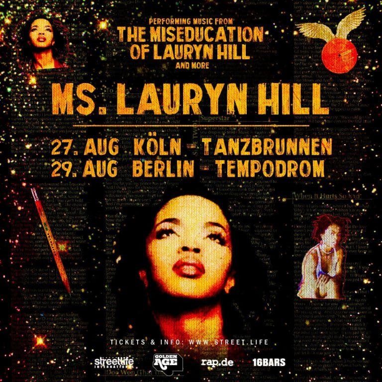 Lauryn Hill kommt für zwei Konzerte nach Deutschland