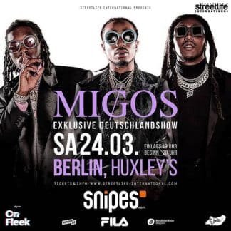 Migos kommen für einen Auftritt nach Deutschland